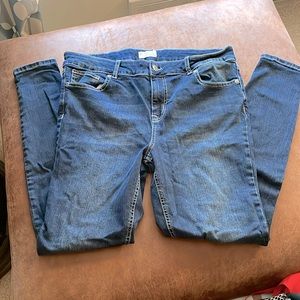 Maurice’s, 14, great classic skinny jeans, dark wash - goes with everything!